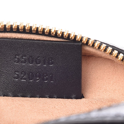 Gucci Suede Patent Web Mini Ophidia Round Shoulder Bag Black 7 of 7