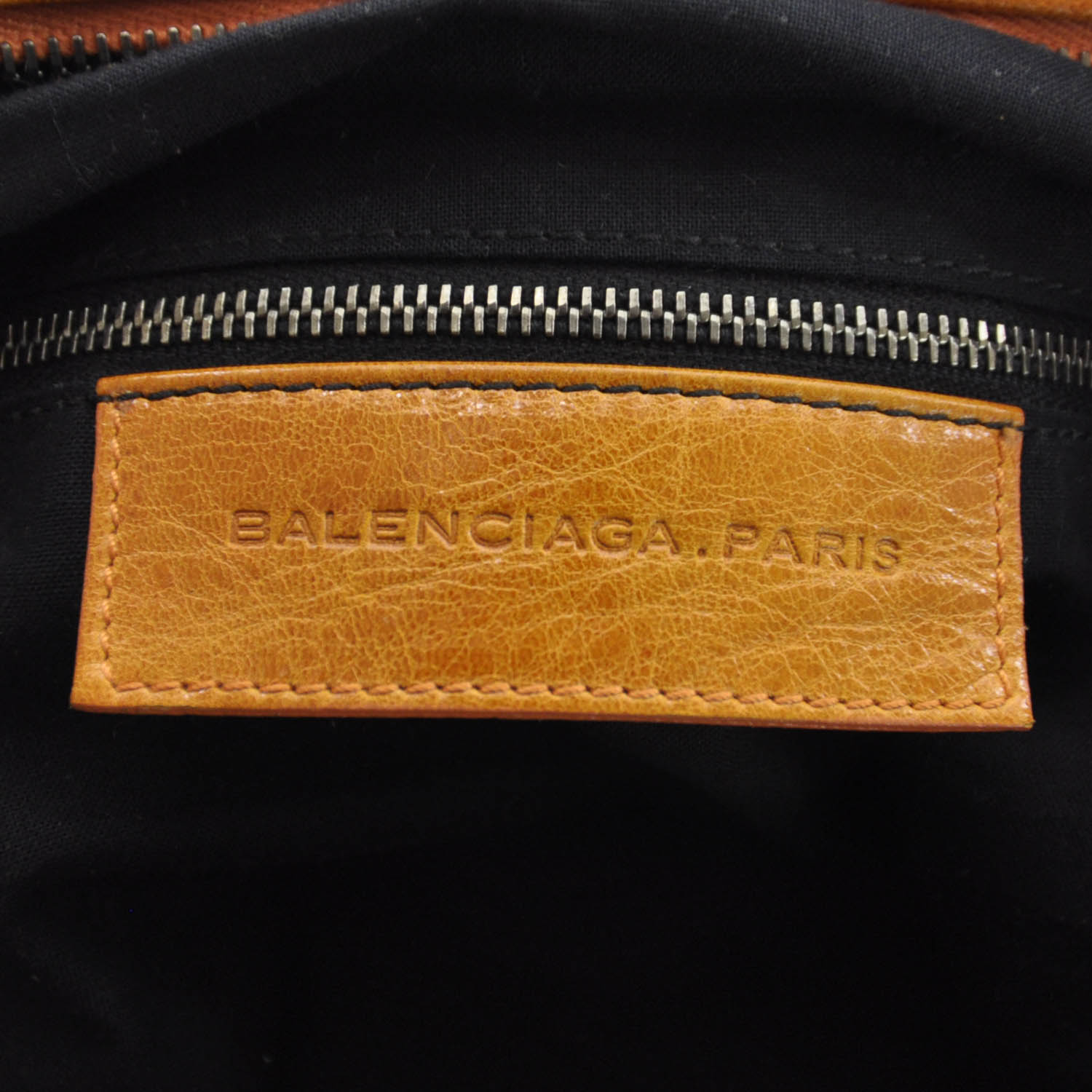 Balenciaga Chevre Ring Handle Hobo Pumpkin 7 of 8