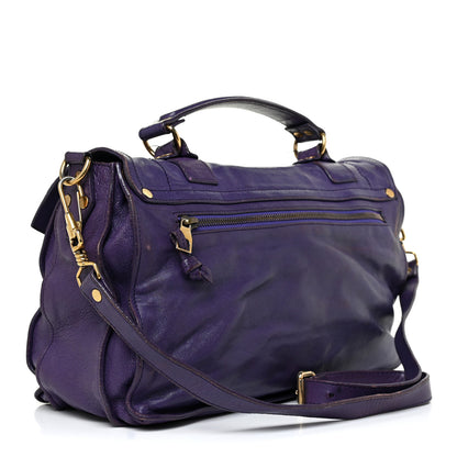 Proenza Schouler Lambskin Medium PS1 Satchel Purple Rain 2 of 30