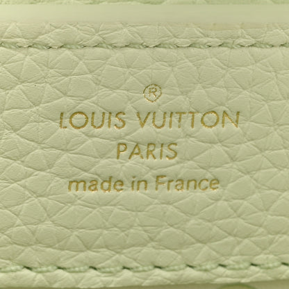 Louis Vuitton Taurillon Karung Mini Capucines Vert D'eau Green 6 of 11