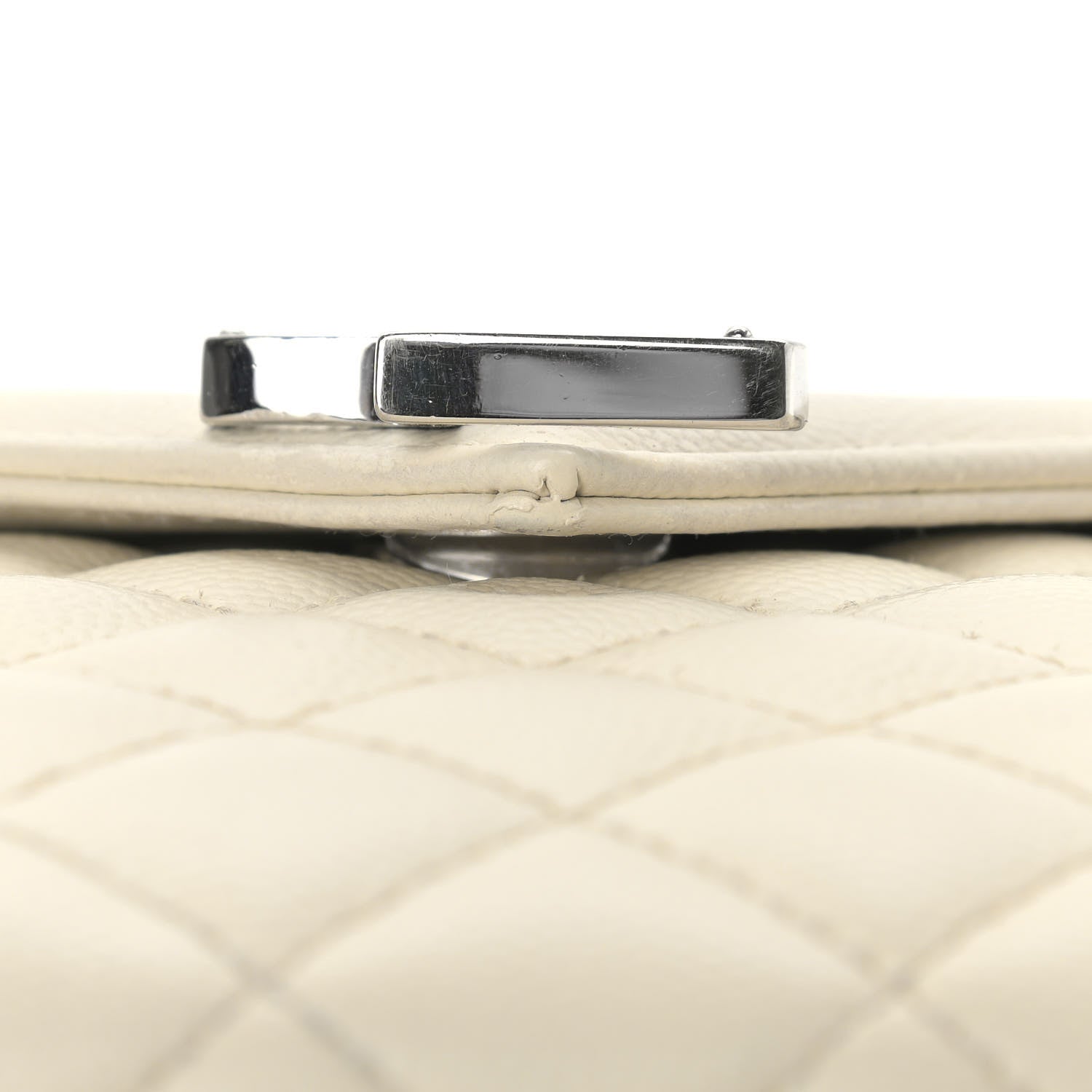 Saint Laurent Grain De Poudre Textured Mixed Matelasse Large Triquilt Monogram Satchel Porcellana 9 of 15