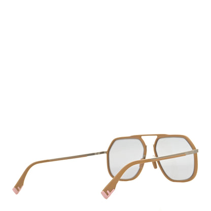 Fendi Metal Geometric FF Sunglasses FE40041U Gold 4 of 6