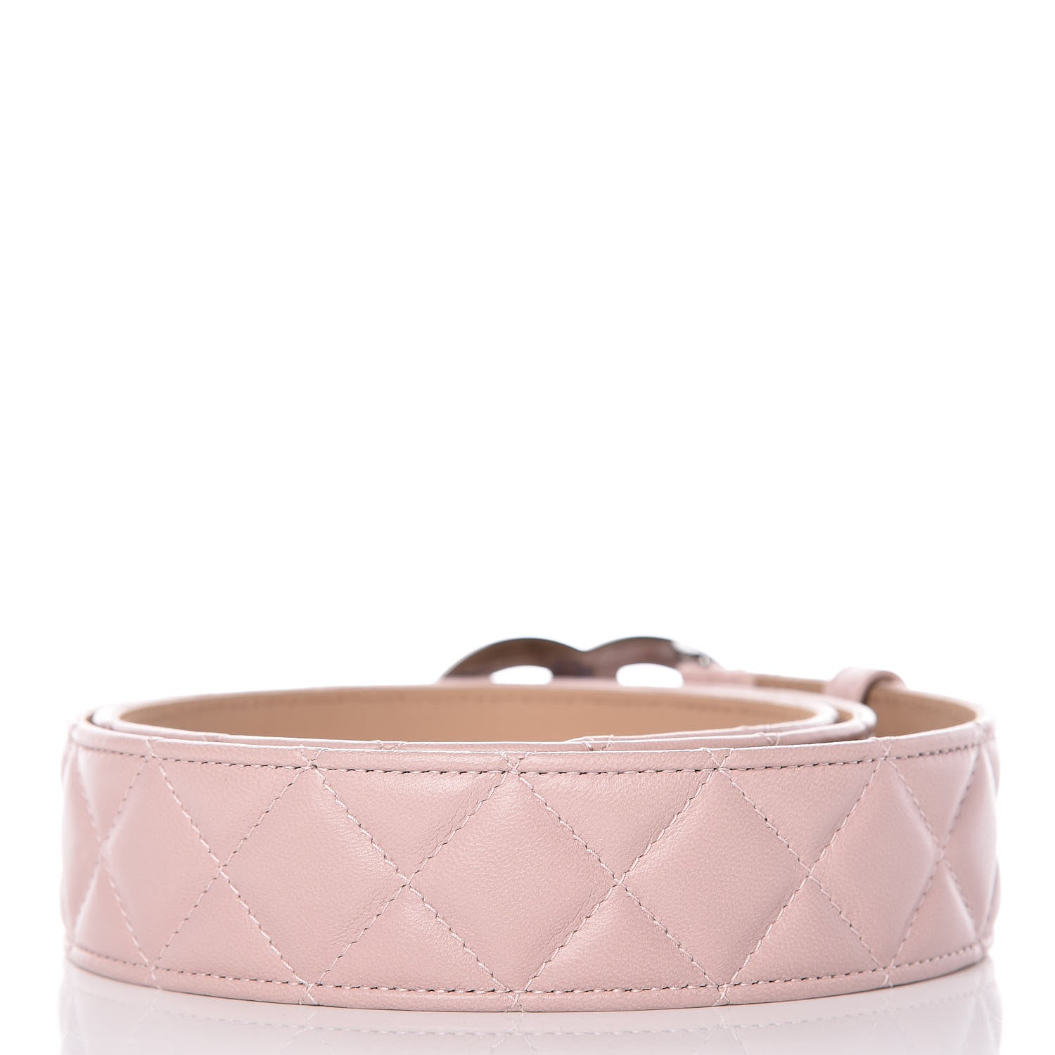 Chanel Lambskin Quilted CC Belt 90 36 Pink 3 of 8