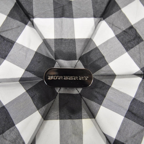 Burberry Compact Beat Check Umbrella Grey 4 of 5