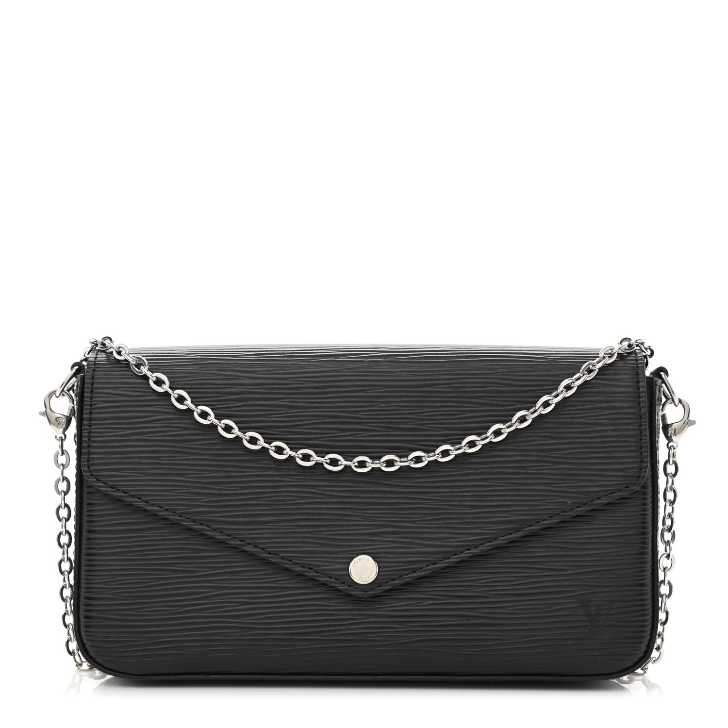 Louis Vuitton Epi Pochette Felicie Black 3 of 16