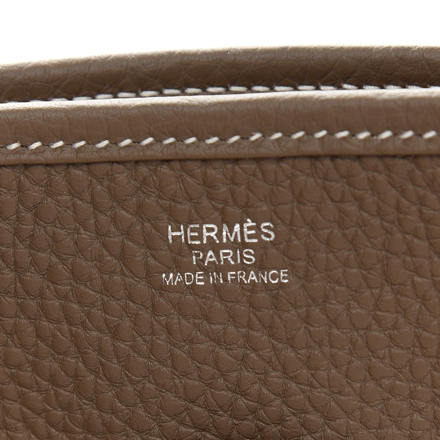 Hermes Taurillon Clemence Evelyne III PM Etoupe 5 of 8