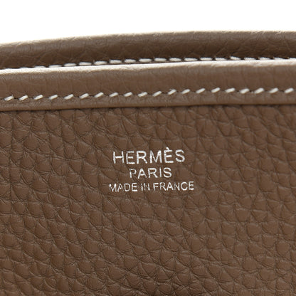 Hermes Taurillon Clemence Evelyne III PM Etoupe 5 of 8