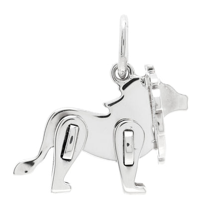 Tiffany Sterling Silver Save the Wild Lion Charm 1 of 4
