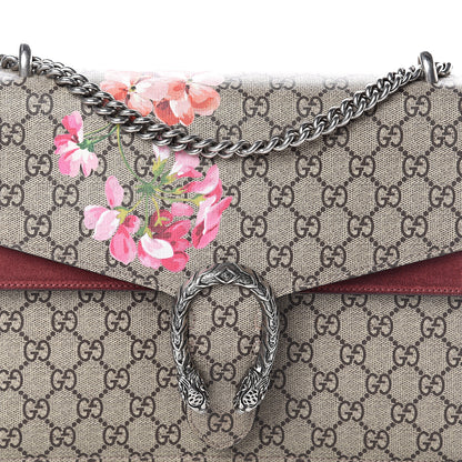 Gucci GG Supreme Monogram Blooms Medium Dionysus Shoulder Bag Beige Multicolor Dry Rose 6 of 8