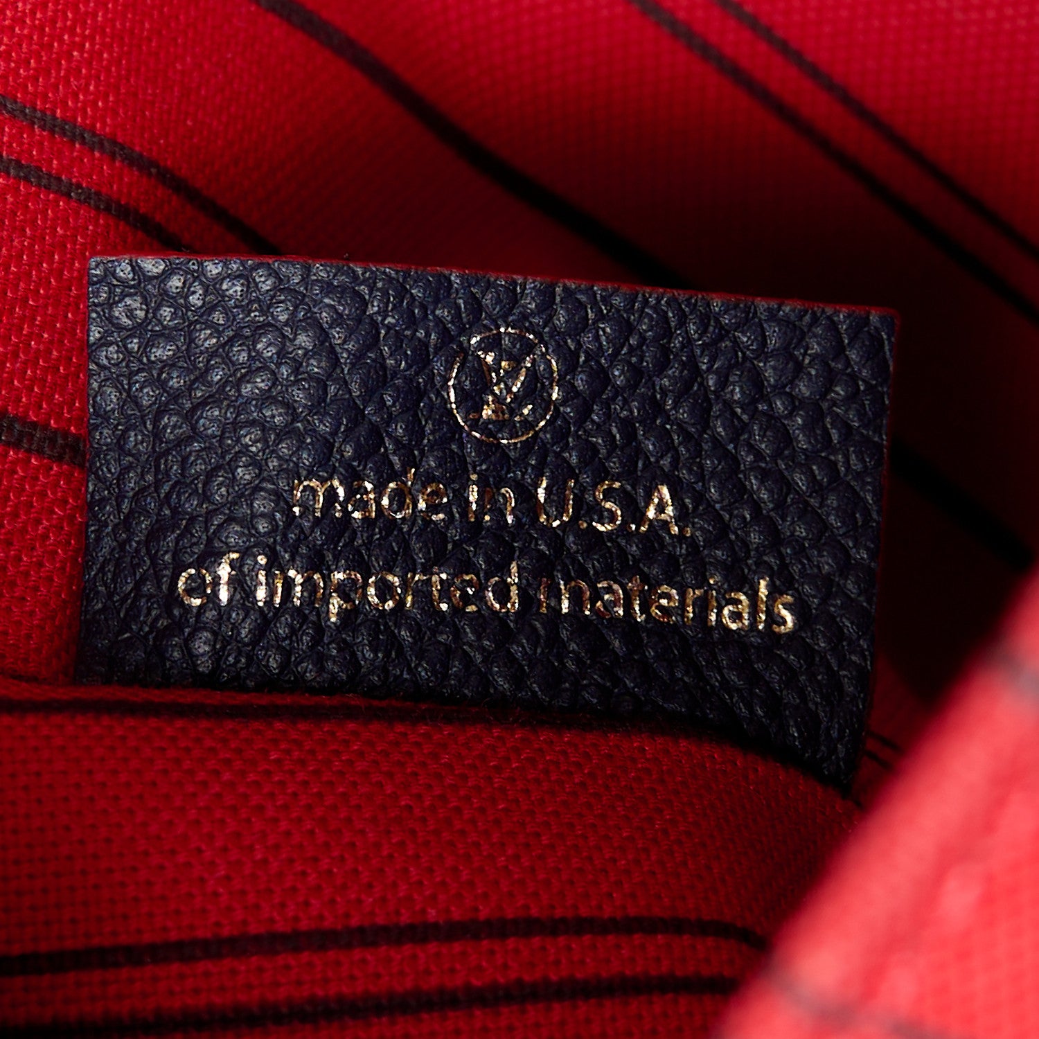 Louis Vuitton Empreinte Pochette Metis Marine Rouge 9 of 17