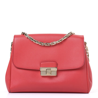 Christian Dior Calfskin Small Diorling Red 1 of 12