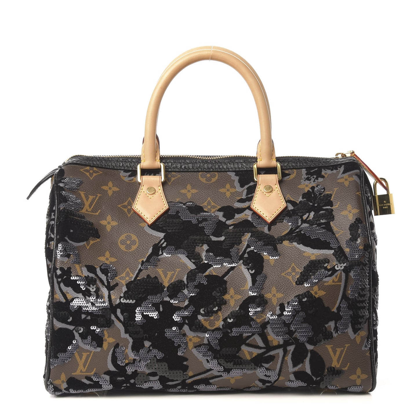 Monogram Fleur De Jais Sequins Speedy 30