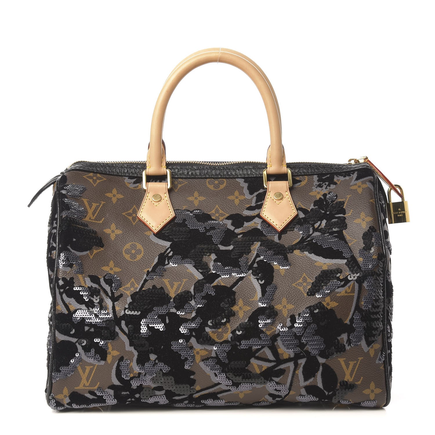 Louis Vuitton Monogram Fleur De Jais Sequins Speedy 30 1 of 8