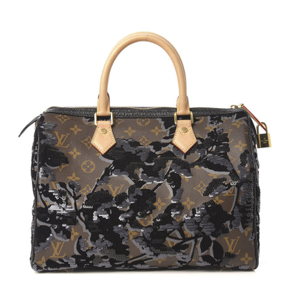 Louis Vuitton Monogram Fleur De Jais Sequins Speedy 30 1 of 8