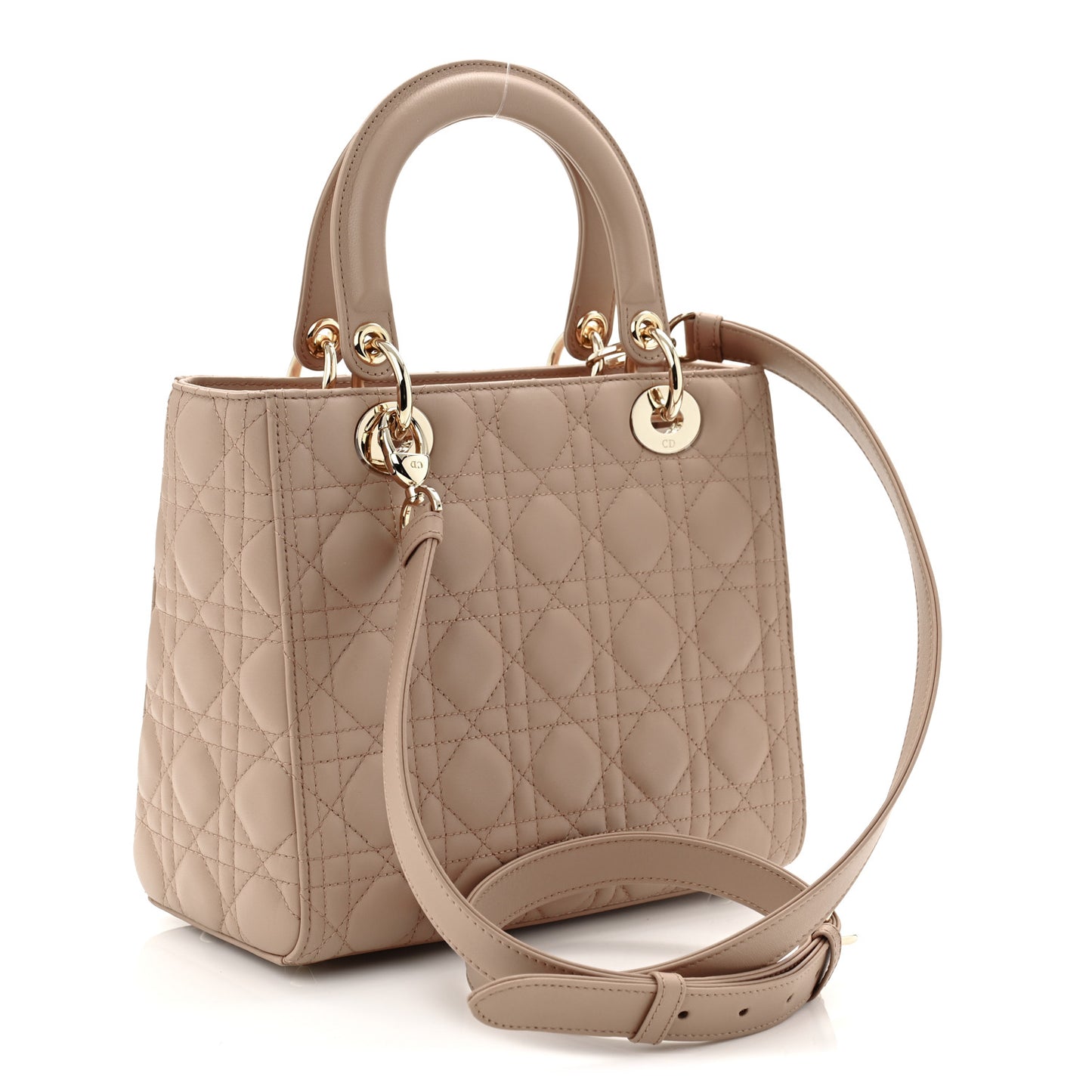 Lambskin Cannage Medium Lady Dior Fard