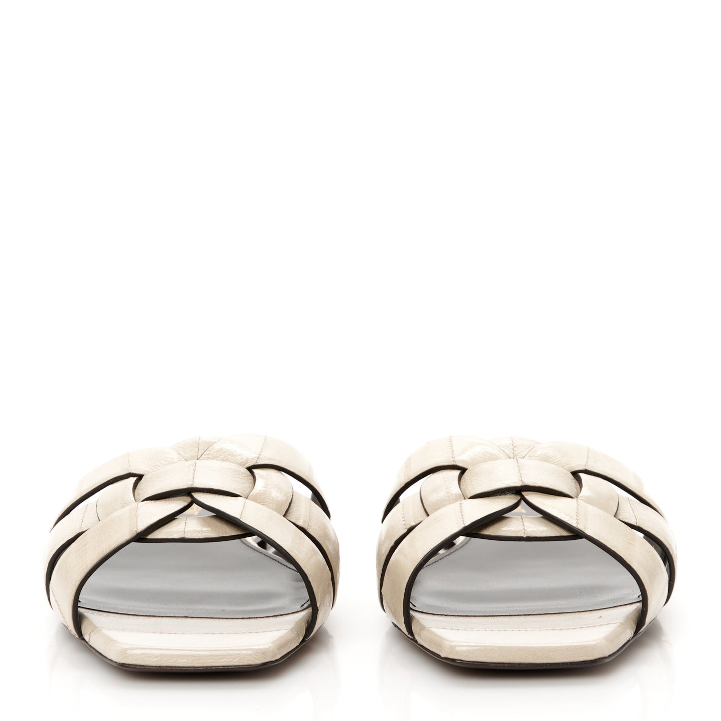 Eelskin Tribute 05 Slide Sandals 39 Brave Ivory