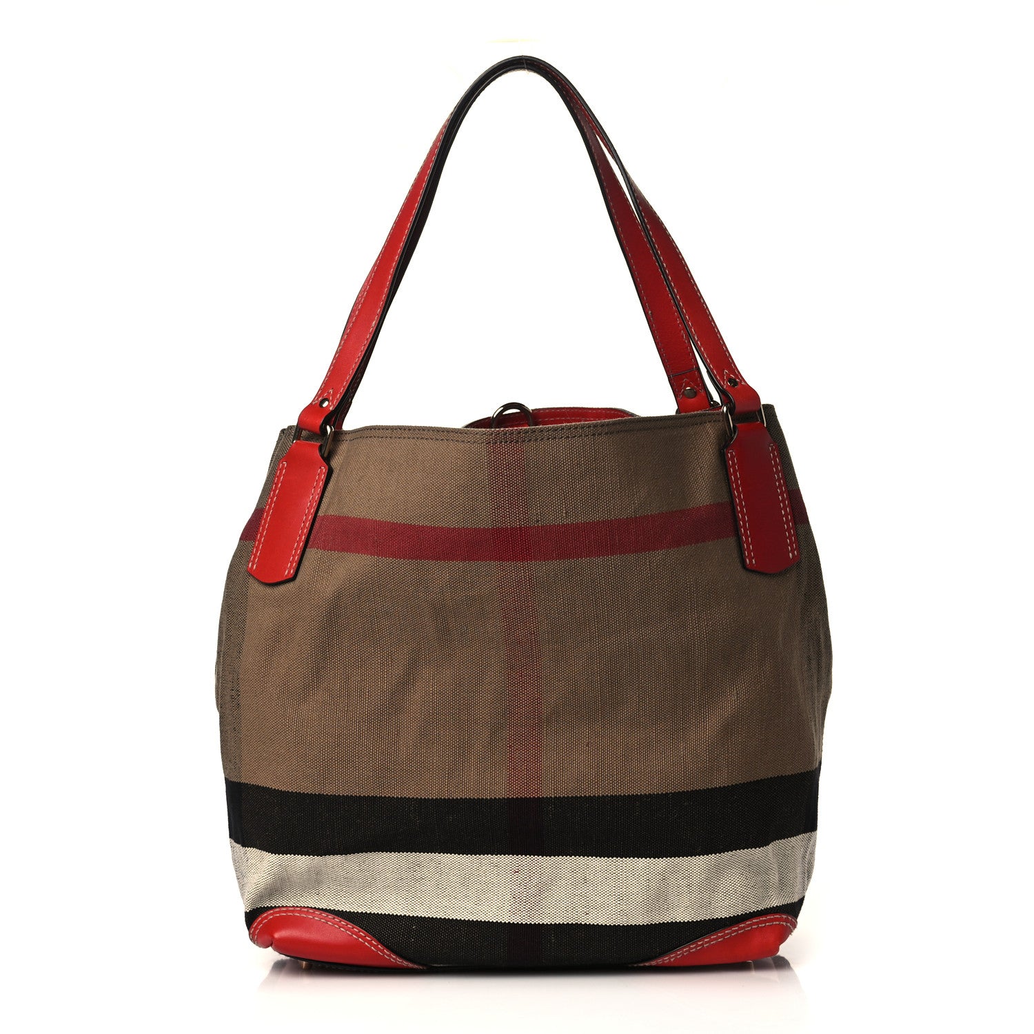 Burberry Canvas Mega Check Medium Maidstone Red 3 of 9