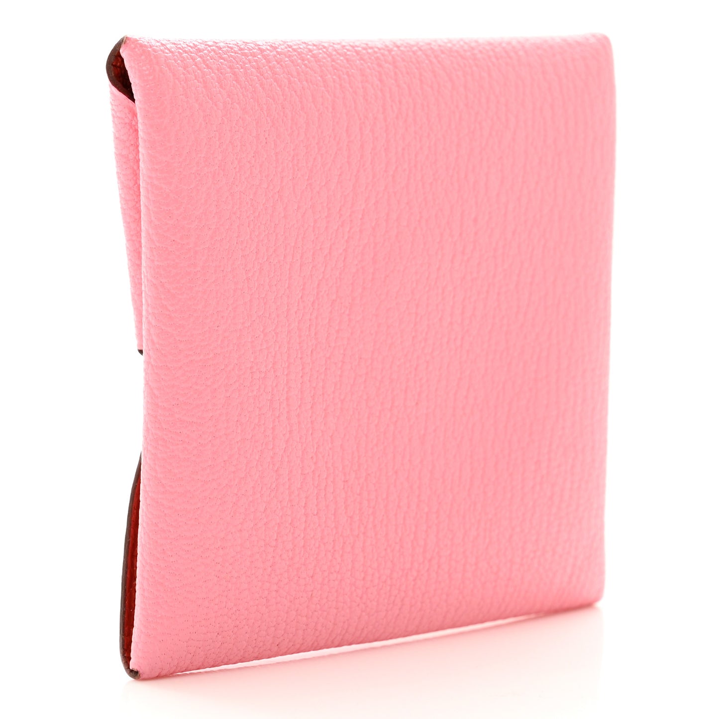Chevre Mysore Verso Bastia Coin Purse Rose Confetti Brique