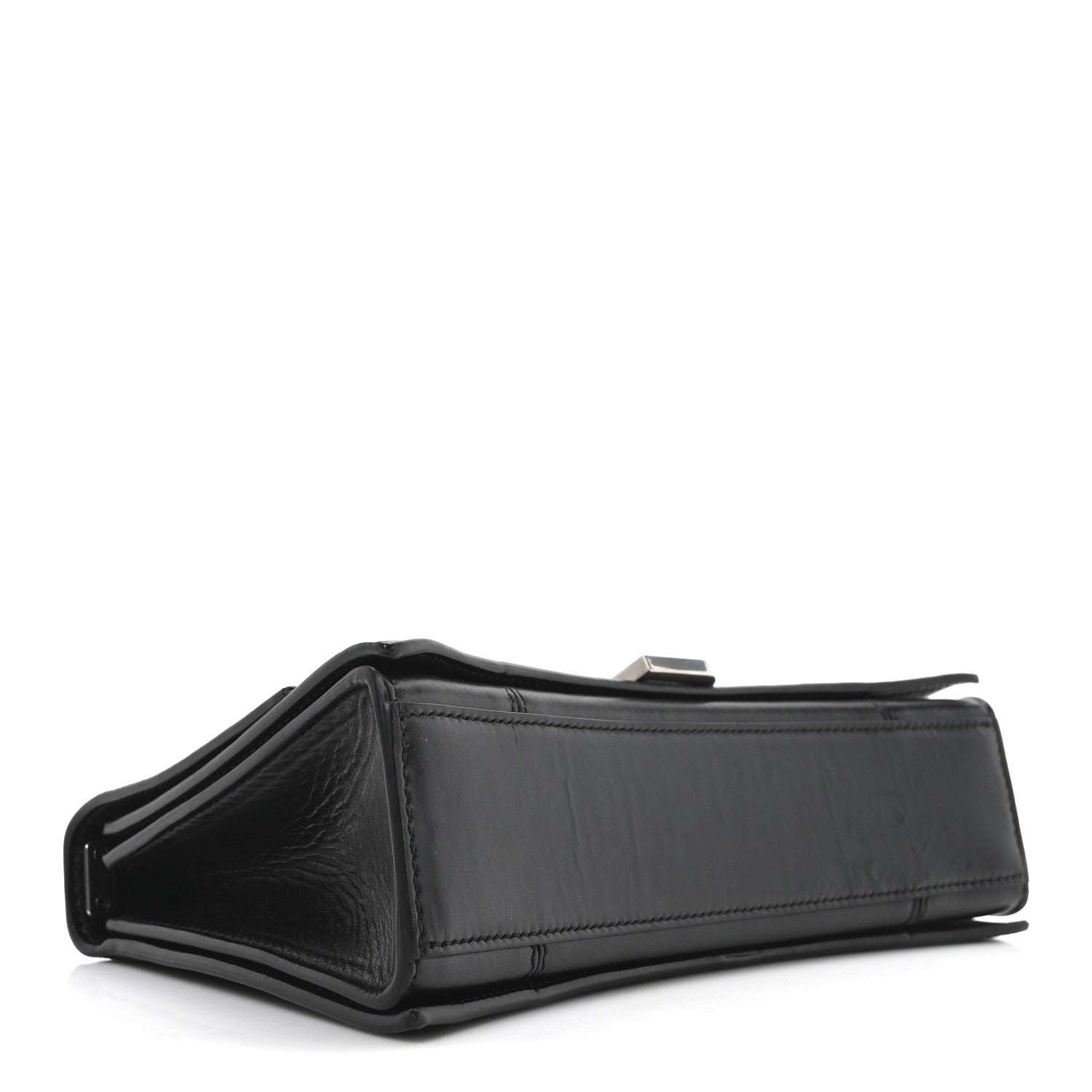 Balenciaga Paper Calfskin Small Crush Sling Bag Black 4 of 9