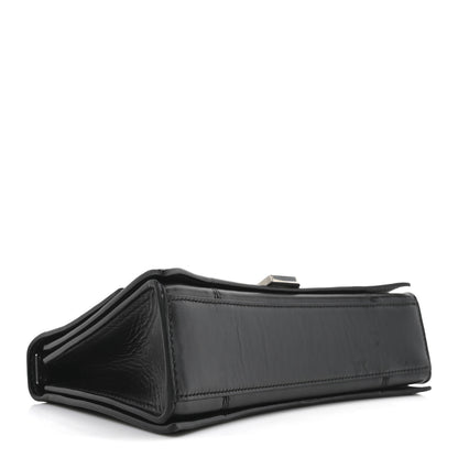 Balenciaga Paper Calfskin Small Crush Sling Bag Black 4 of 9