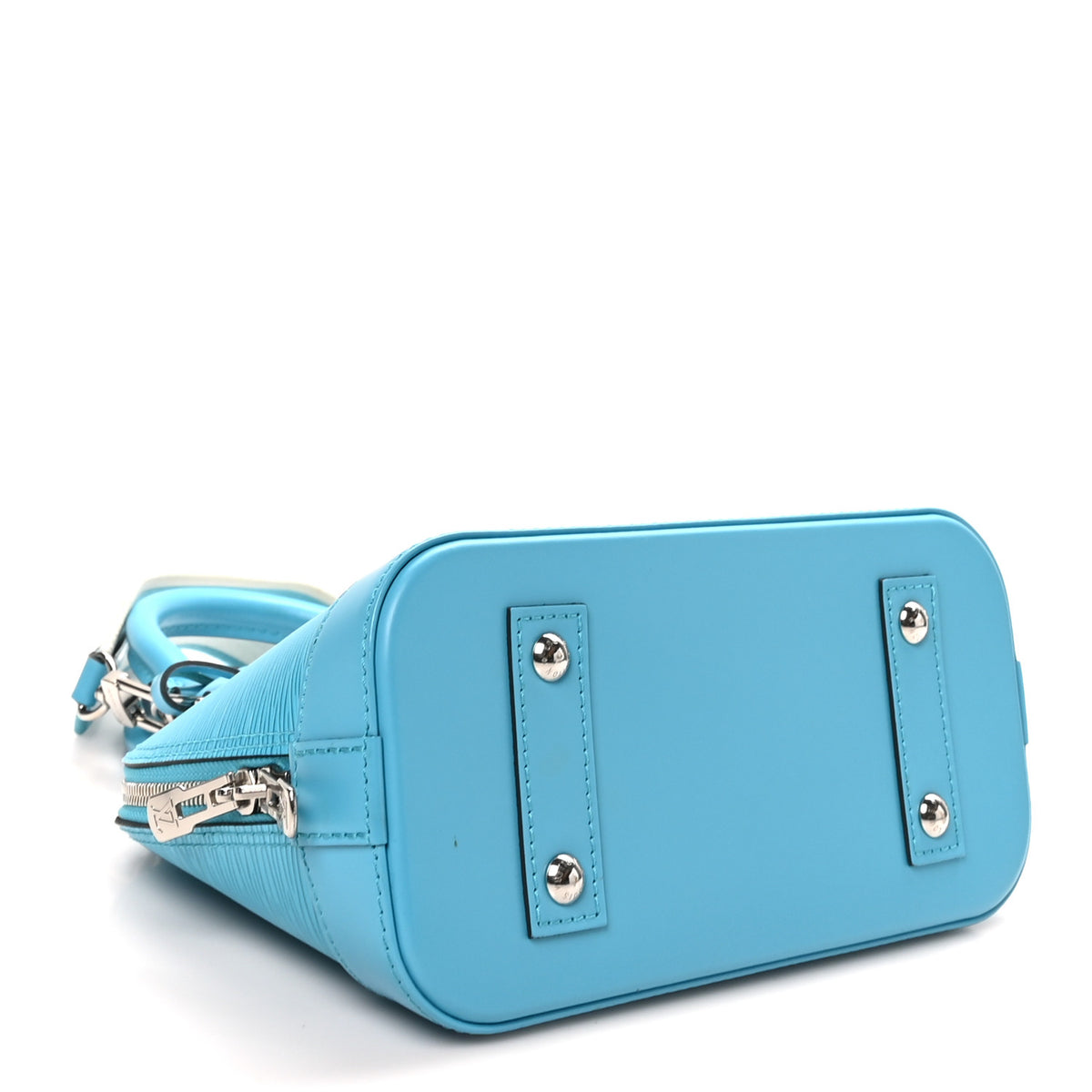 Louis Vuitton Epi Jacquard Alma BB Turquoise 4 of 9