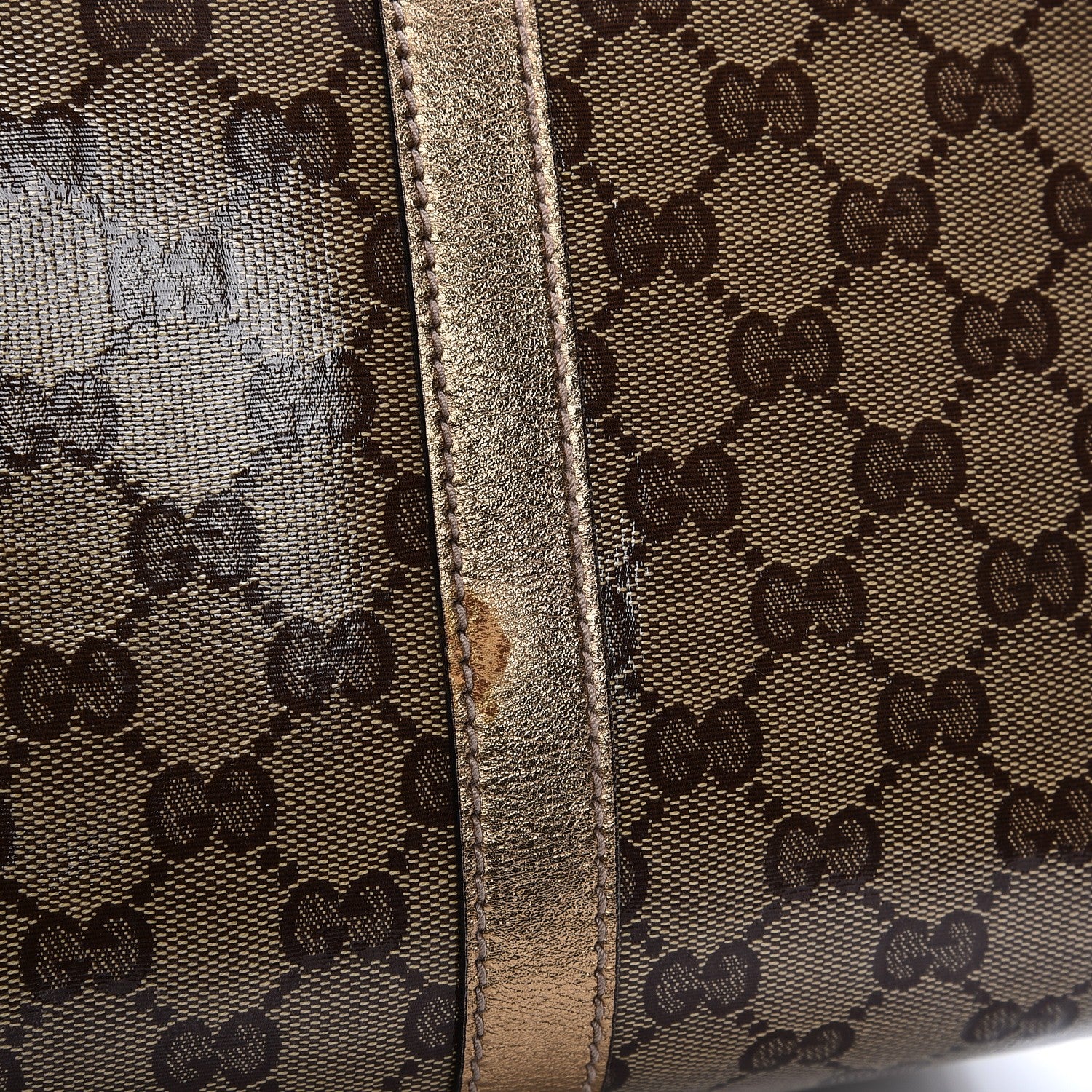 Gucci Crystal Monogram Medium Joy Boston Bronze 9 of 9