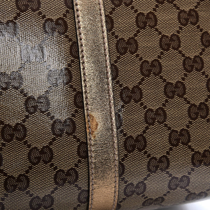 Gucci Crystal Monogram Medium Joy Boston Bronze 9 of 9