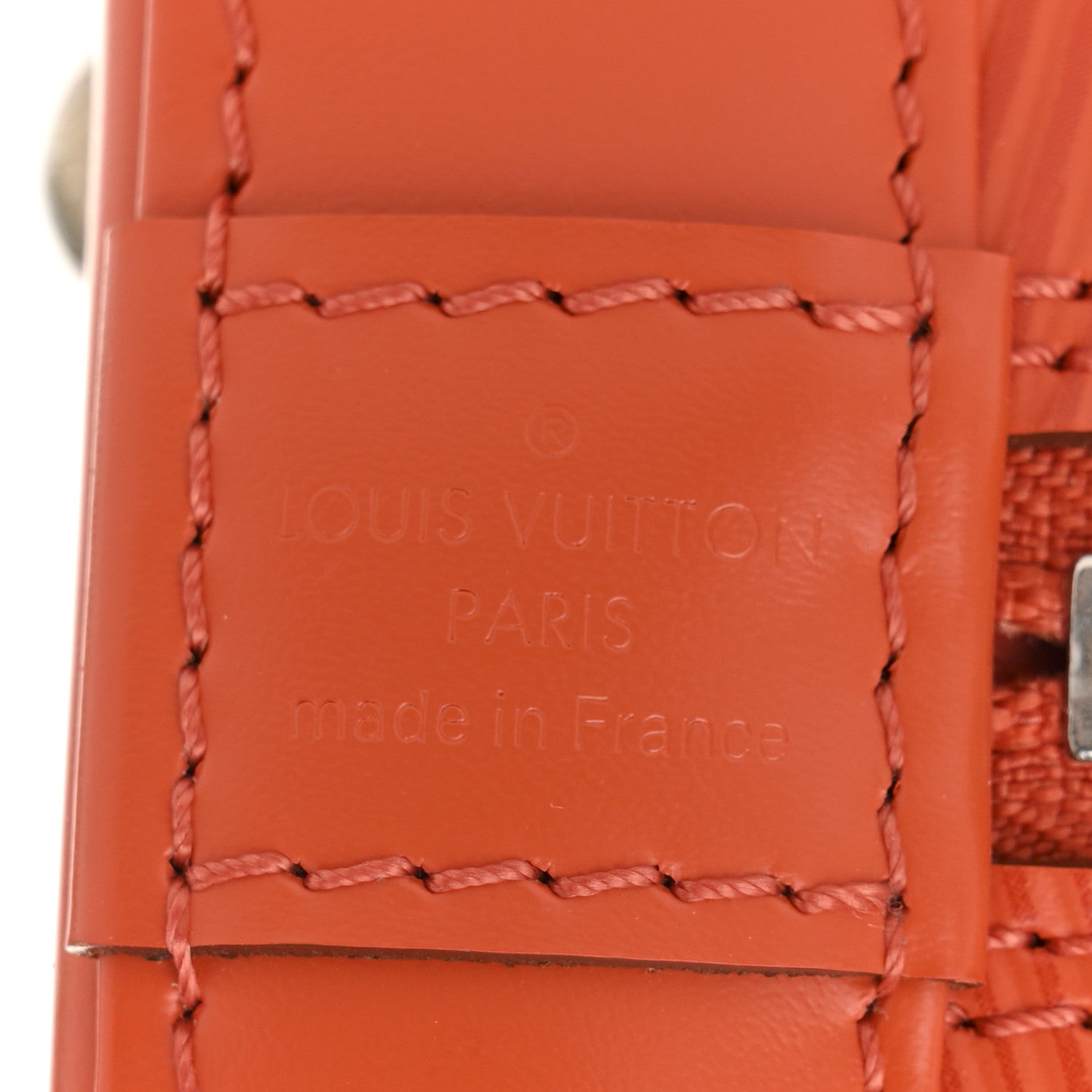 Louis Vuitton Epi Alma BB Piment 6 of 11