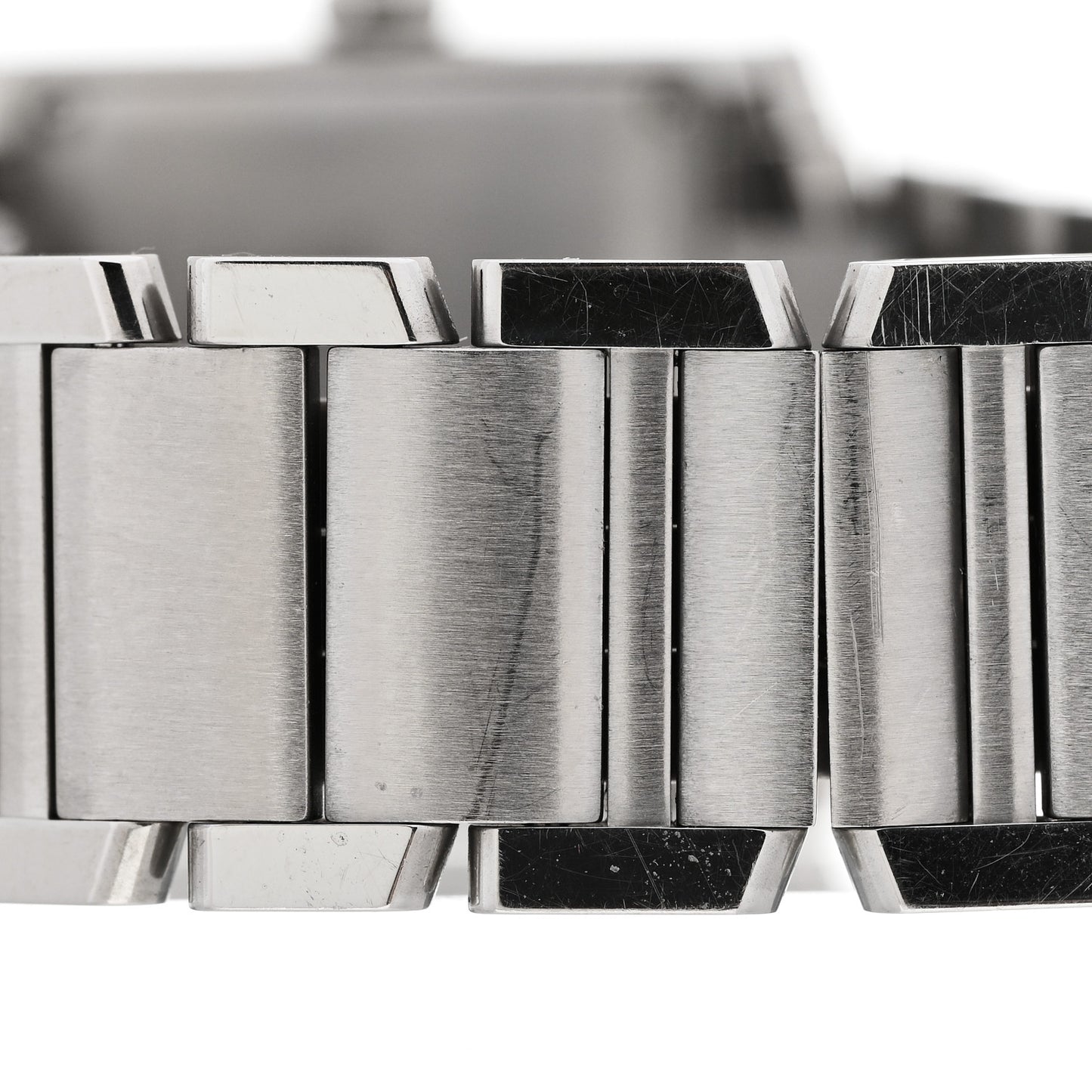 Stainless Steel Diamond Bezel 25mm Tank Francaise Quartz Watch