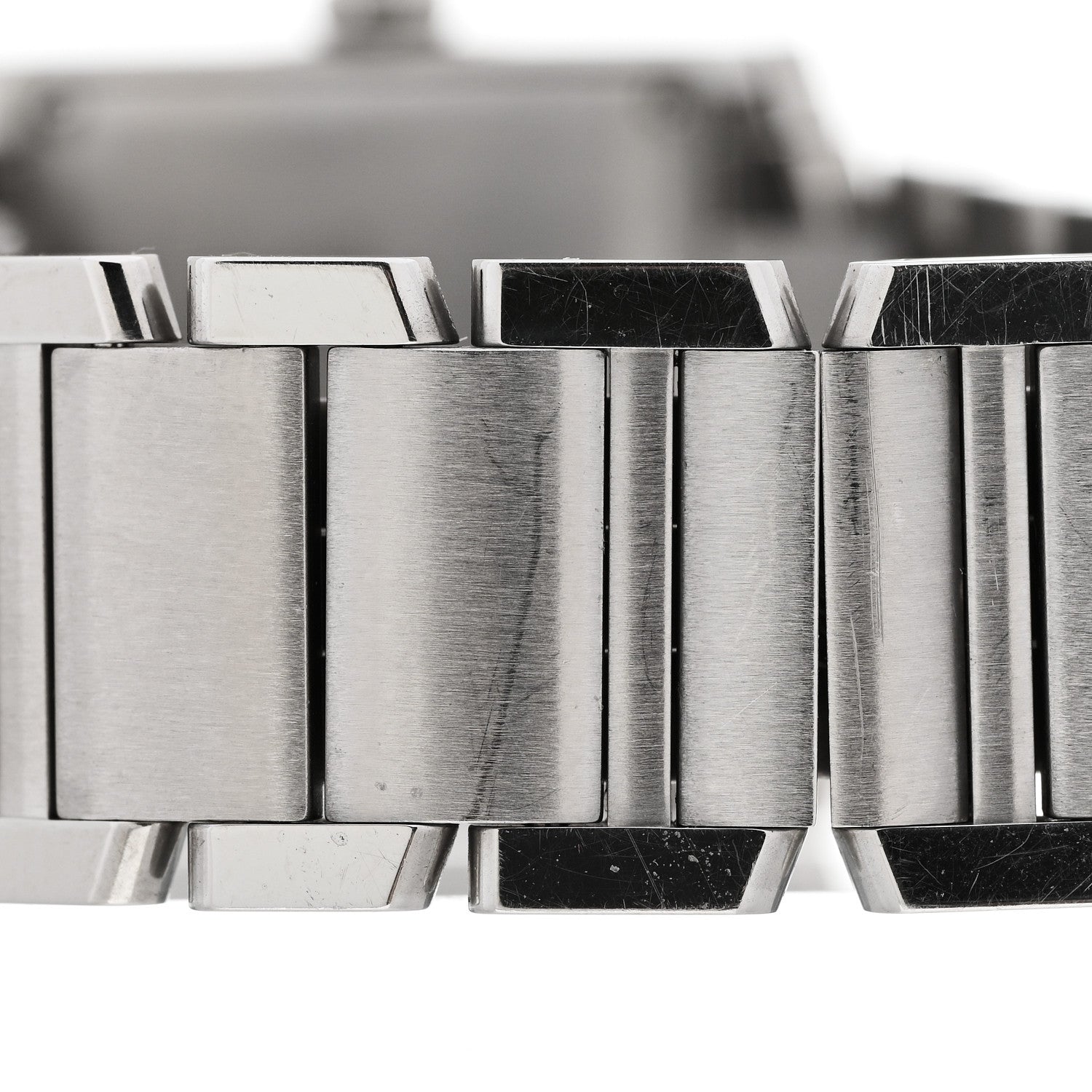 Cartier Stainless Steel Diamond Bezel 25mm Tank Francaise Quartz Watch 5 of 7
