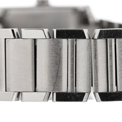 Cartier Stainless Steel Diamond Bezel 25mm Tank Francaise Quartz Watch 5 of 7