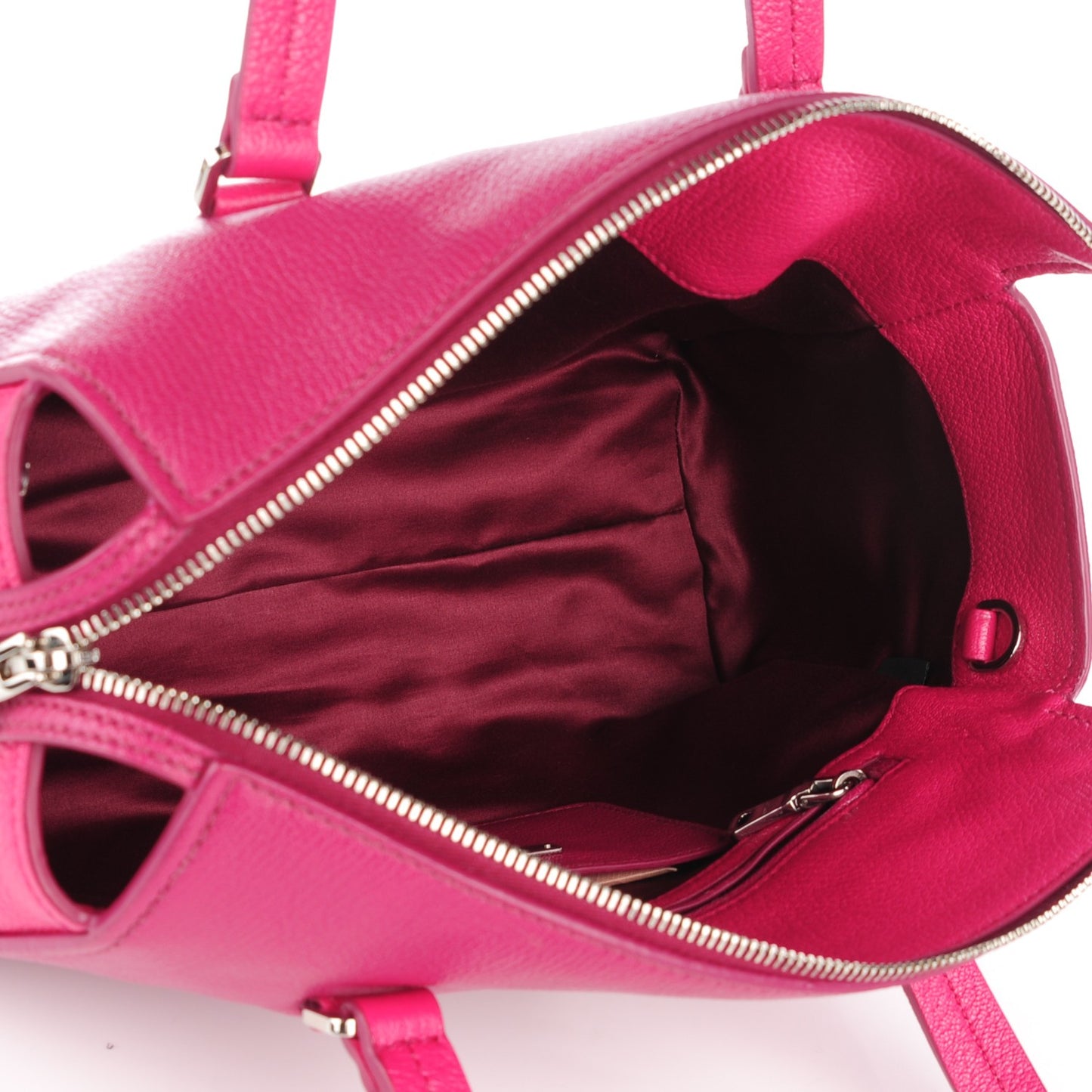 Goatskin Madras Tote Peonia Ametista