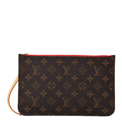 Louis Vuitton Monogram Neverfull MM GM Pochette Cherry 1 of 7