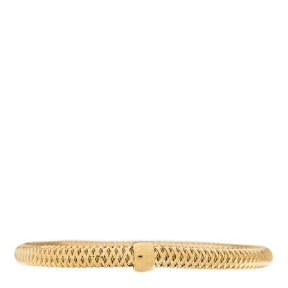 Roberto Coin 18K Yellow Gold Primavera Flex Bangle Bracelet 1 of 3