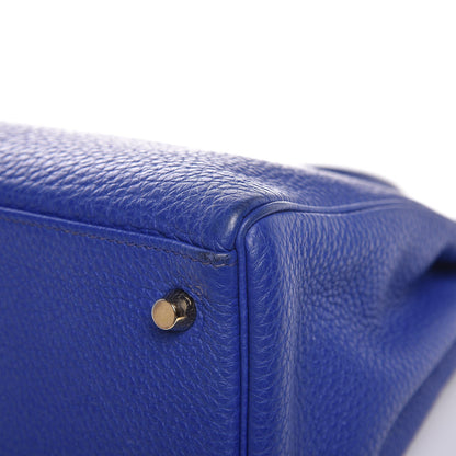 Hermes Togo Kelly Retourne 32 Bleu Electrique 44 of 49