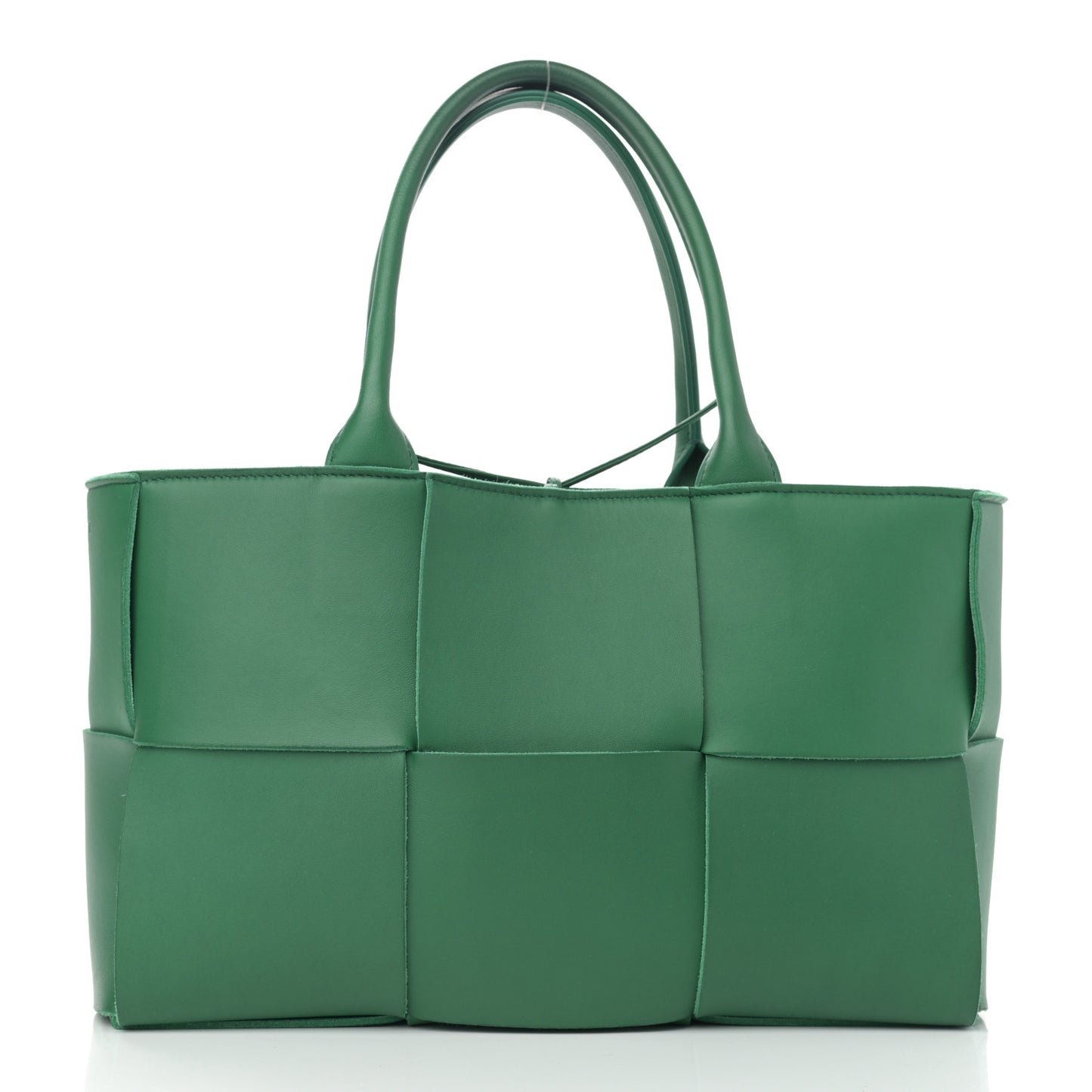 Nappa Maxi Intrecciato Small Arco Tote Racing Green