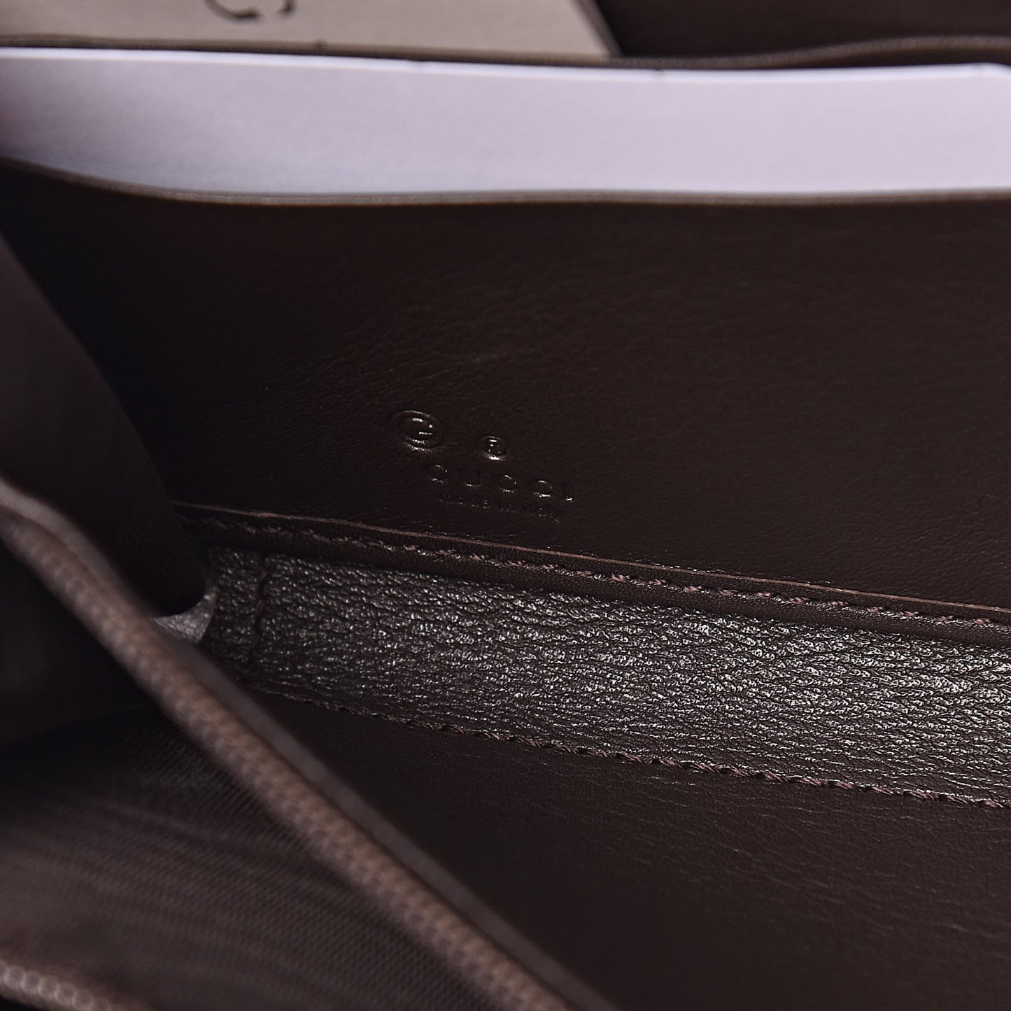 Microguccissima Zip Around Wallet Testa di Moro