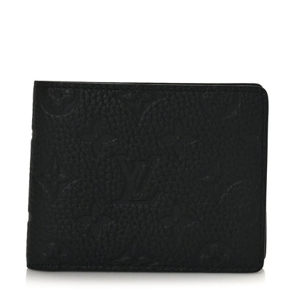 Louis Vuitton Taurillon Monogram Multiple Wallet Black 1 of 6