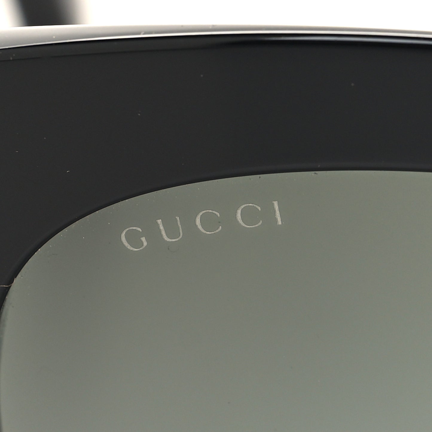 Acetate Crystal Star Round Frame Sunglasses GG0208S Black