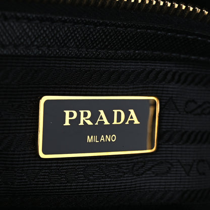 Prada Saffiano Small Galleria Double Zip Tote Black 8 of 13