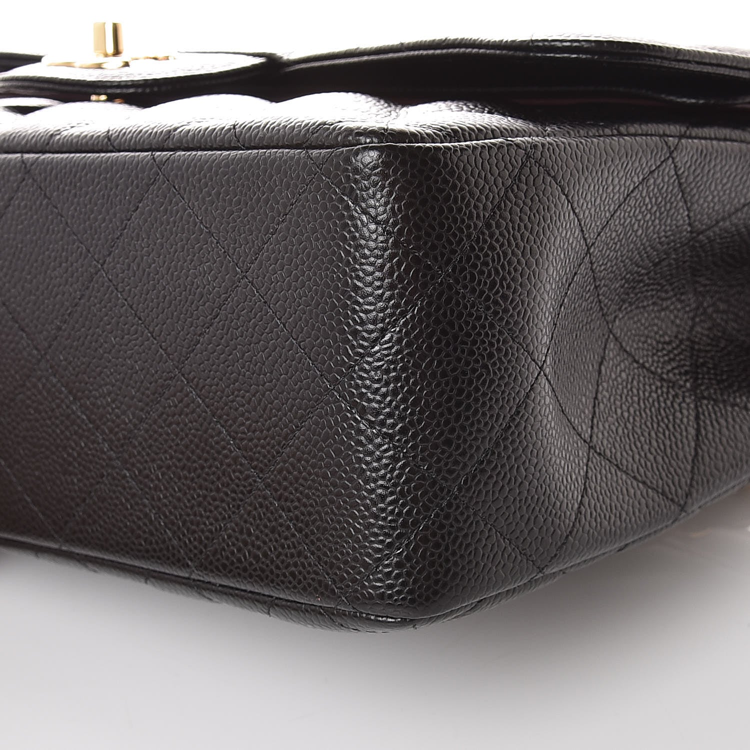Chanel Caviar Quilted Jumbo Double Flap Black 10 of 10