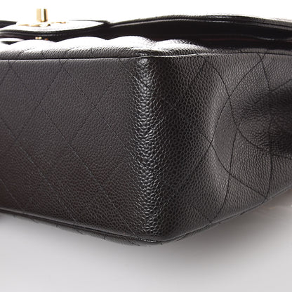 Chanel Caviar Quilted Jumbo Double Flap Black 10 of 10