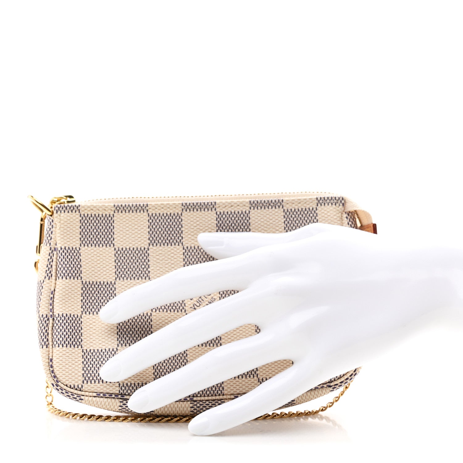 Louis Vuitton Damier Azur Mini Pochette Accessories 2 of 8