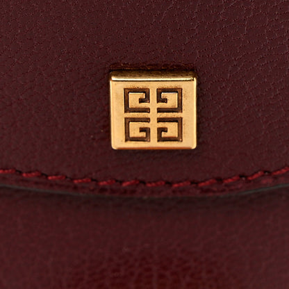 Givenchy Sugar Goatskin GV3 Wallet Bordeaux 7 of 9