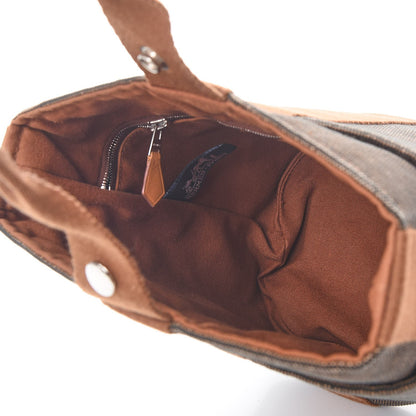 Hermes Toile Saxo PM Tote Brown 6 of 9