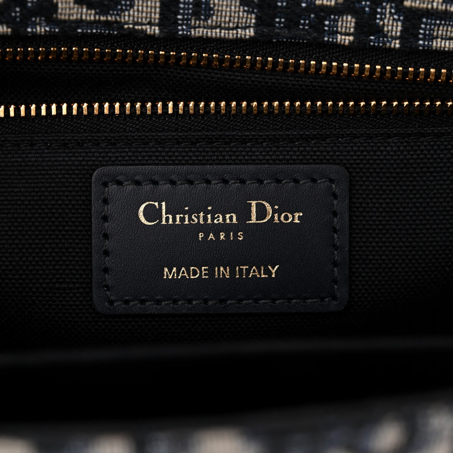 Christian Dior Oblique 30 Montaigne Chain Flap Bag Blue 6 of 11