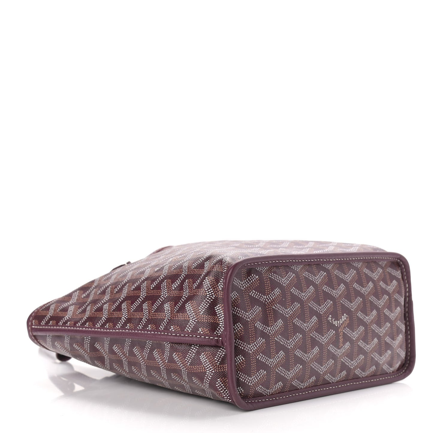 Goyardine Reversible Mini Anjou Burgundy