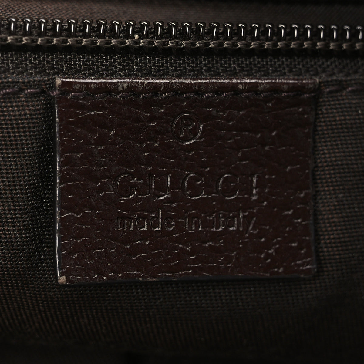 Monogram Web Small Flat Messenger Crossbody Dark Brown