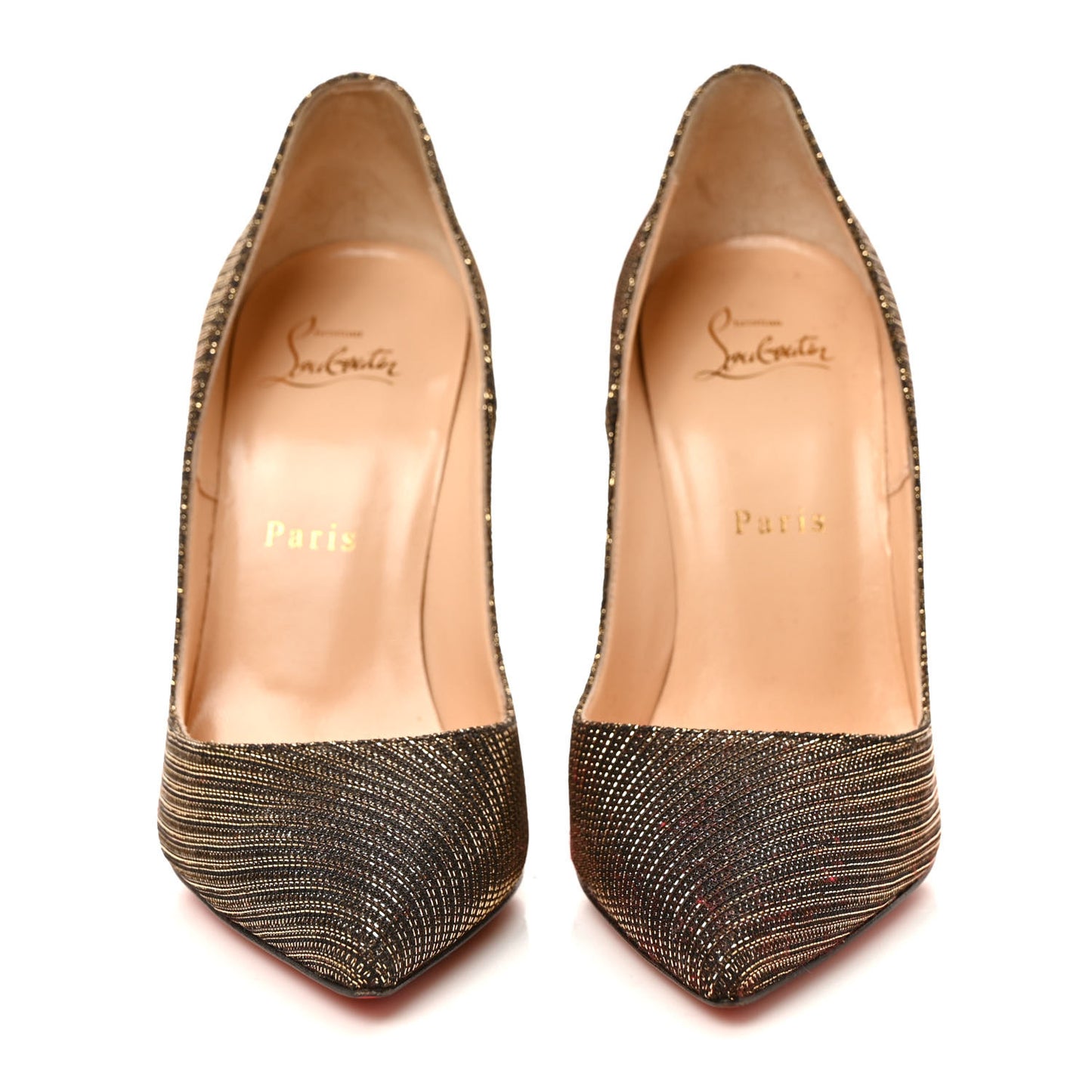 Glitter Chain So Kate 120 Pumps 37.5 Black Gold