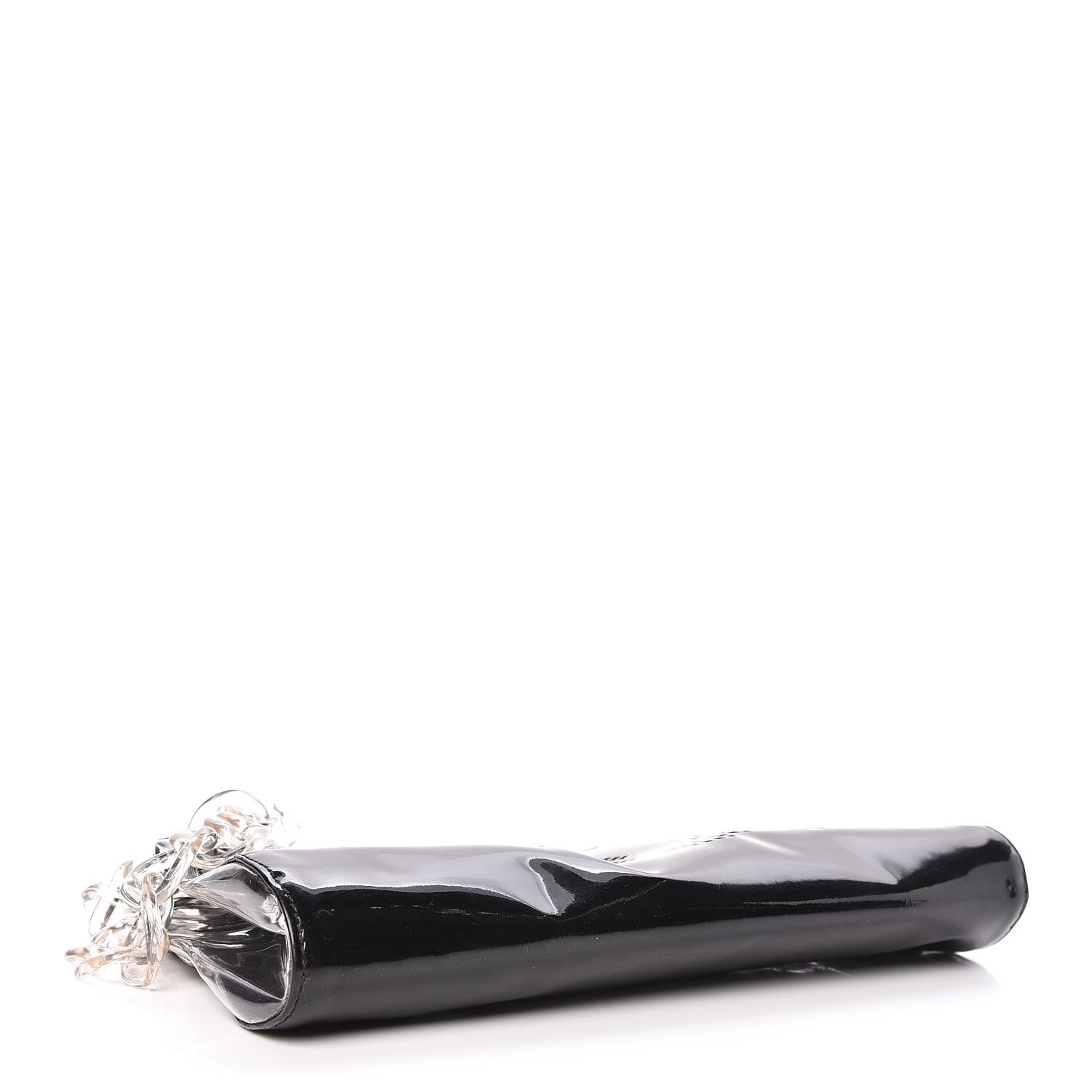 Chanel Vinyl CC Wristlet Black 4 of 13
